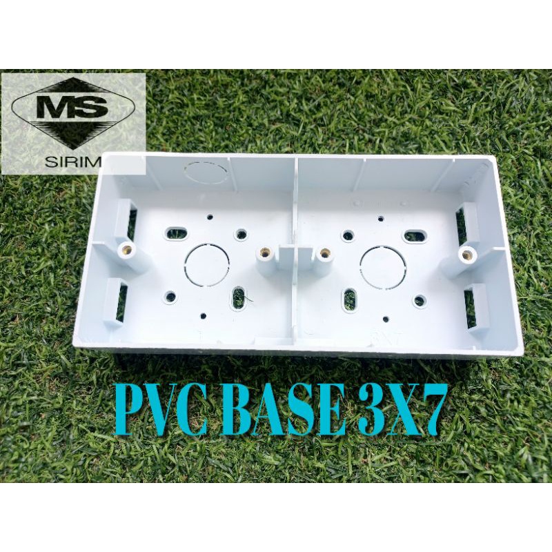 PVC BASE /3X7/ 2 GANG OUTLET Shopee Malaysia
