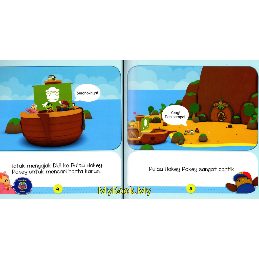 Myb Buku Didi Friends Buku Cerita Bergambar Pulau Hokey Pokey Mana Beg Tatak Prima Kids Shopee Malaysia