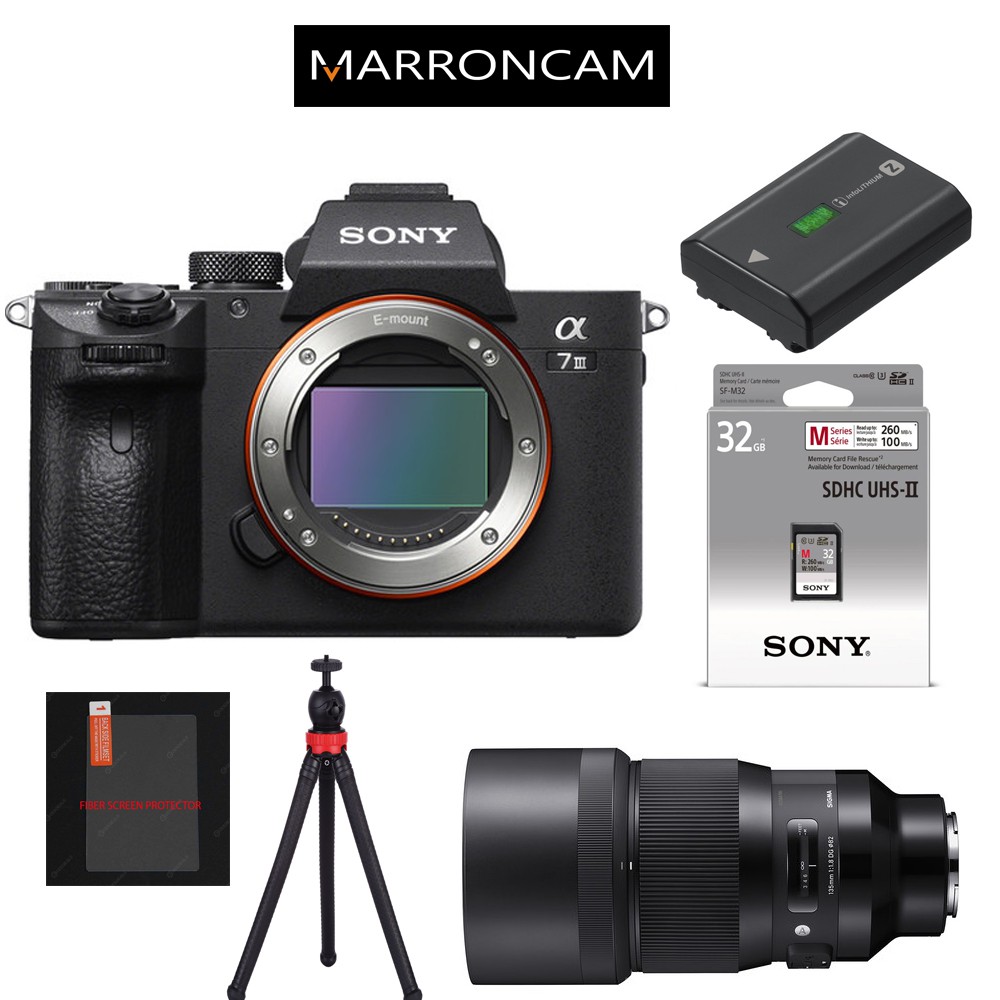 Sony Alpha a7 III Mirrorless Digital Camera (Body Only+ SIGMA 105mm F1