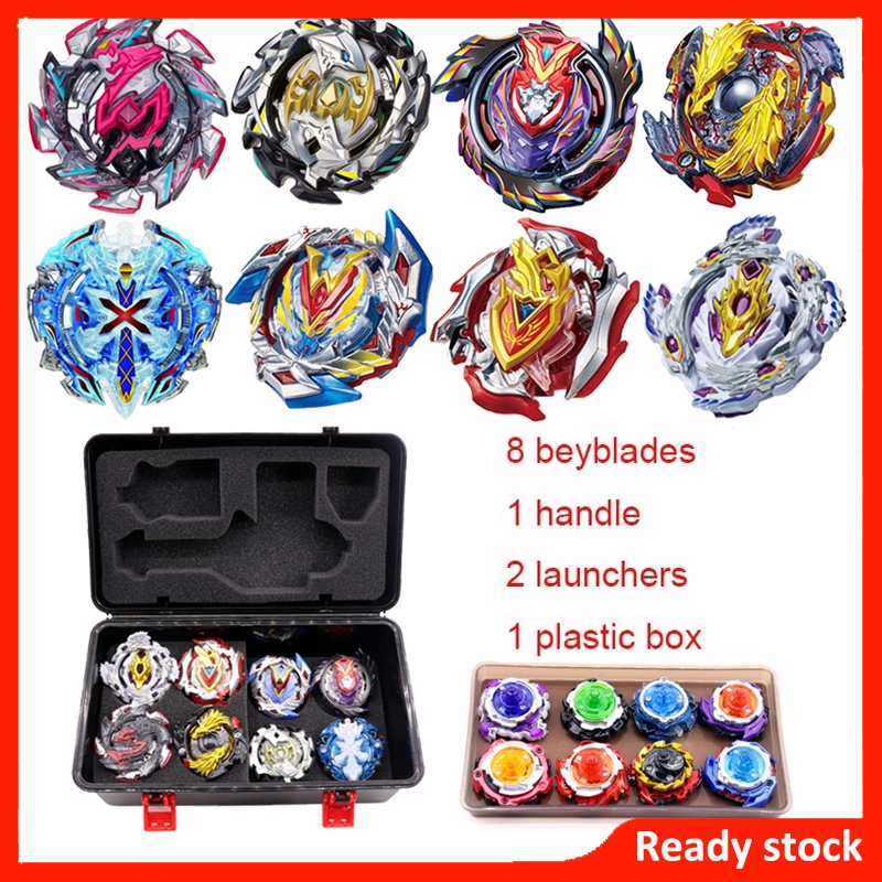 beyblade storage box with 8 beyblades