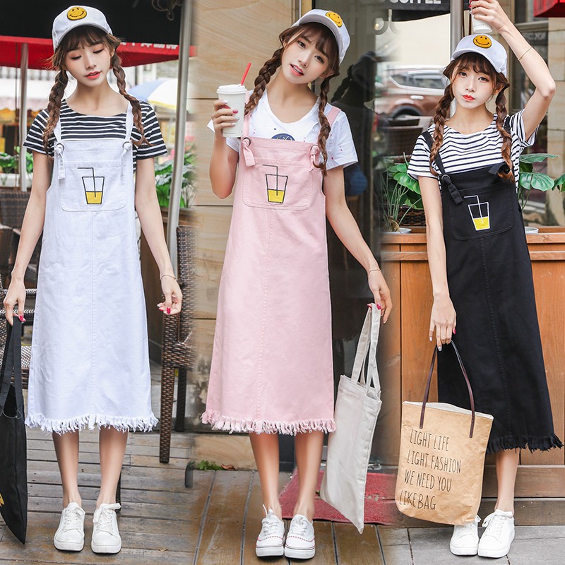 long skirt overalls