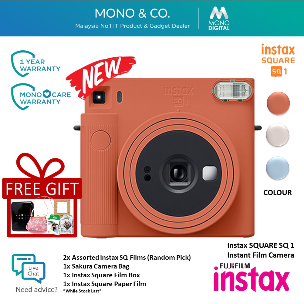 [NEW] Fujifilm Instax Camera SQUARE SQ1 Instant Camera CLASSIC KIT with