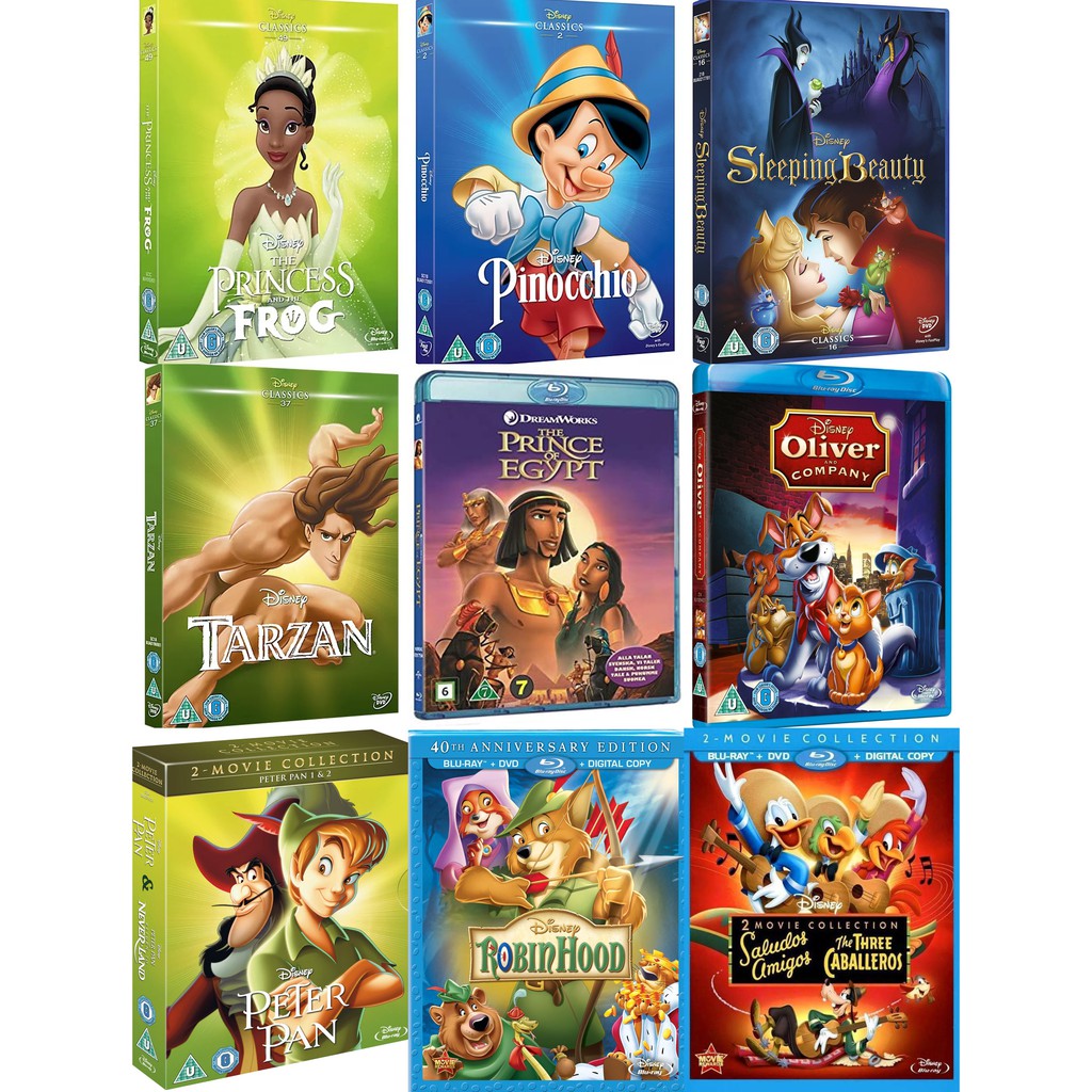 73 x Disney Classic Cartoon Bluray Movies Collection Part 1/ 1080p  Resolution/ Subtitle/ Ready-Stock/ Fast Shipping | Shopee Malaysia