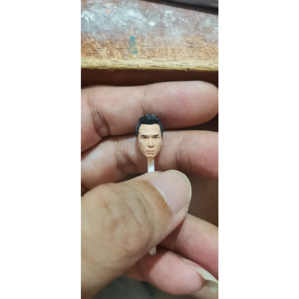 Custom Made 3.75" 1/18 Action Figure Head Sculpt _ Donnie Yen 甄子丹 头雕