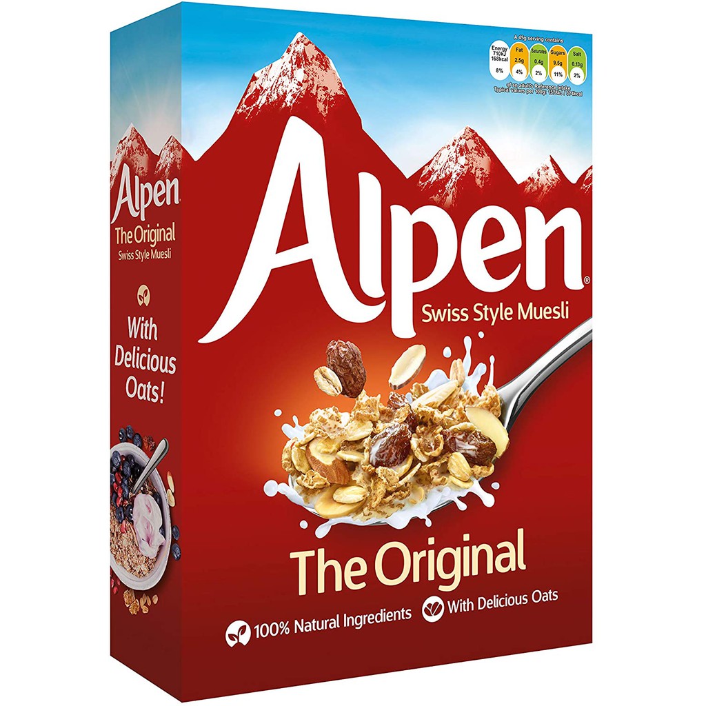 Alpen Swiss Style Muesli Original 550g Shopee Malaysia