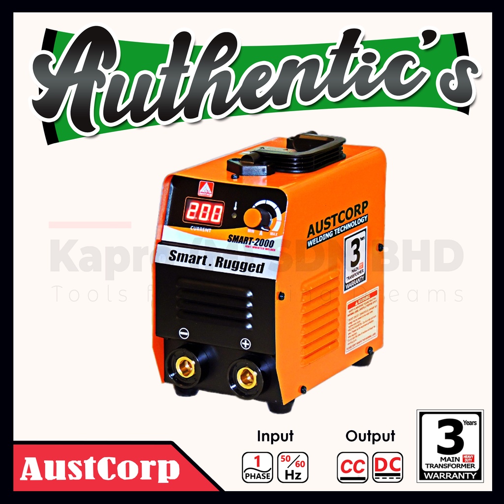 MMA WELDING AUSTCORP SMART2000 (WELDING ROD MACHINE) Shopee Malaysia