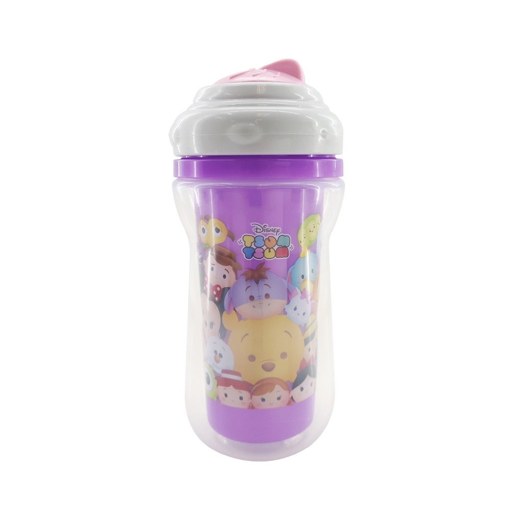 TSUM TSUM Disney Cartoons Drinking Cup Bottle With Insulated Cup Feeding Essentials 9 Oz (270ml) TSTC003