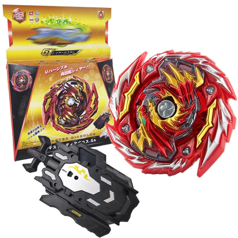 B 155 2020 New Beyblade Fire Burst Starter Master Diabolos Gn With L R Launcher Kids Toys Shopee Malaysia