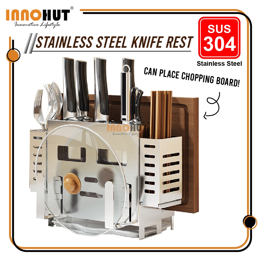 Innohut 304 Stainless Steel Knife Holder Cutlery And Kitchen Knife