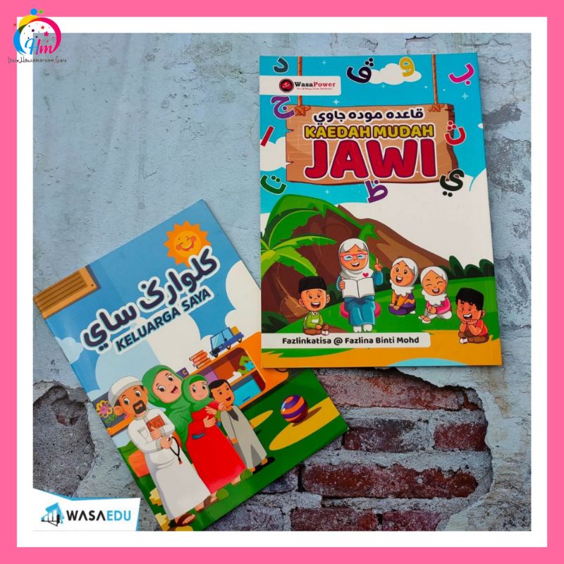 Buku Kaedah Mudah Jawi + PERCUMA Buku Kecil KELUARGA SAYA L Buku ...