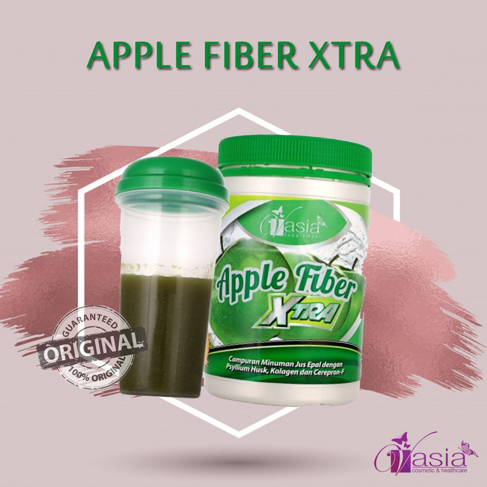 V Asia Apple Fiber Xtra Original Hq Free Shaker Shopee Malaysia