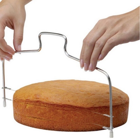 Wire Slicer Bread Cake Cutter Layer Divider Tools Baking Slicer Cake Leveller Decorating Tool Bakery Pemotong Kek