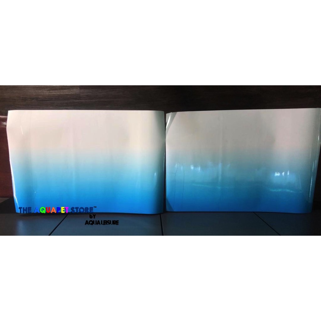 Ready Stock) Aquarium Background Film Sky Blue (not transparent) for  Aquarium Tank Sky blue | Shopee Malaysia