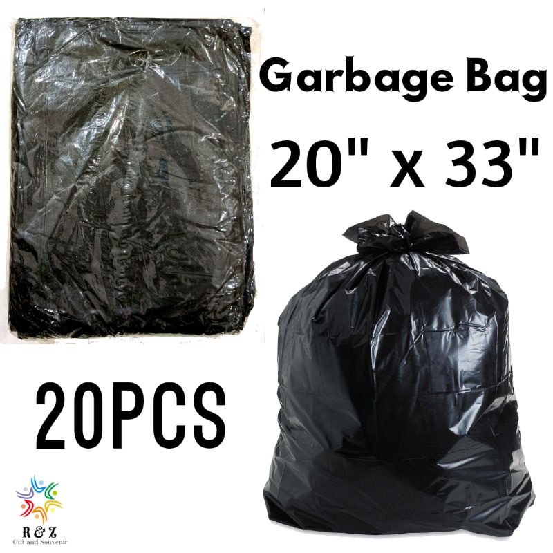 Black Garbage Bag / Heavy Duty Garbage Bag / Thick Garbage Bag