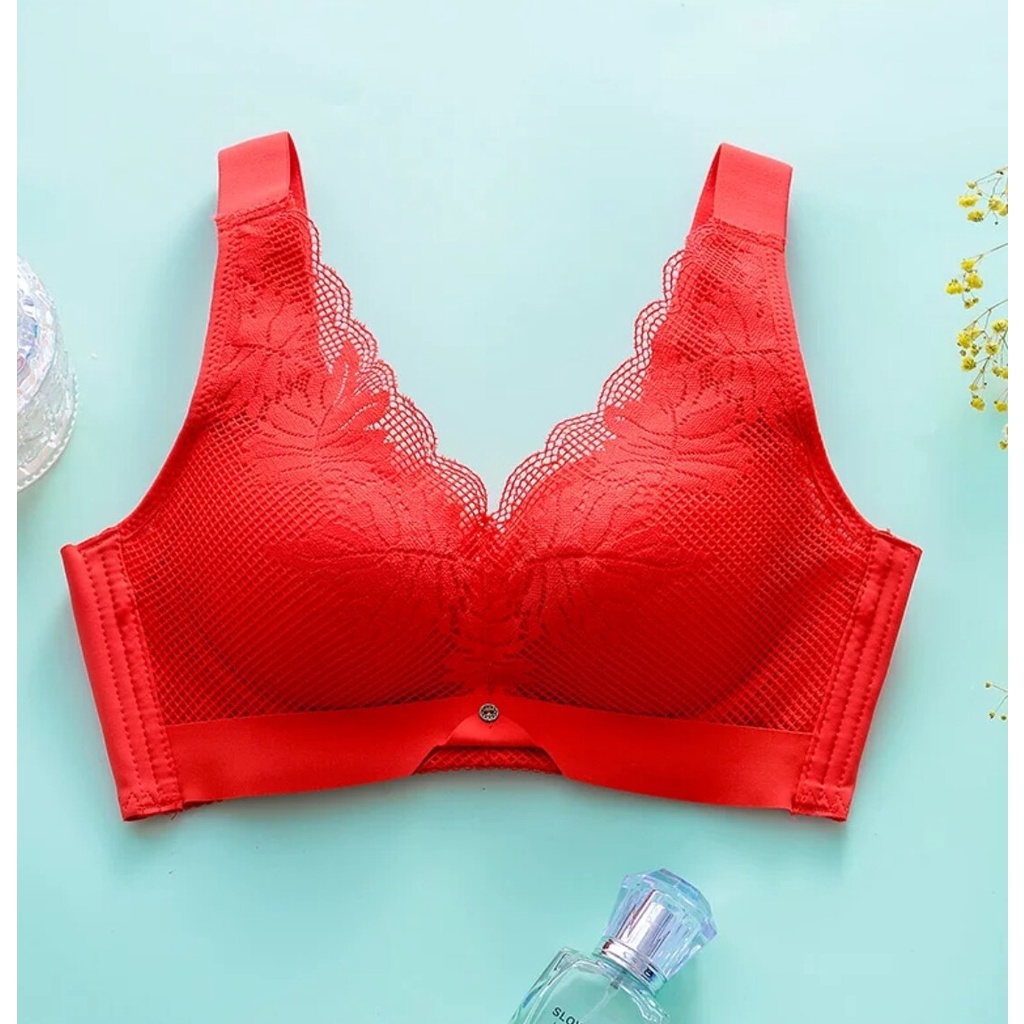New Sexy Lace Wireless Women's Underwear Push up Breast Holding Adjustable Bra Wholesale