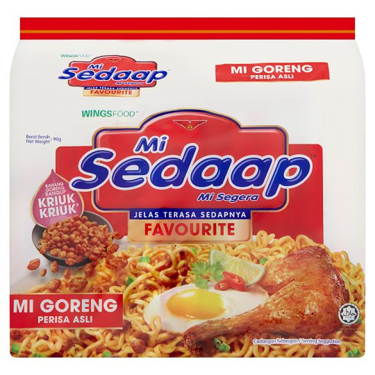 Mi Sedaap Mi Goreng Perisa Asli Instant Noodle [ Halal Certification ] 5X91G