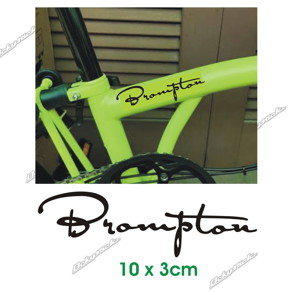 brompton stickers