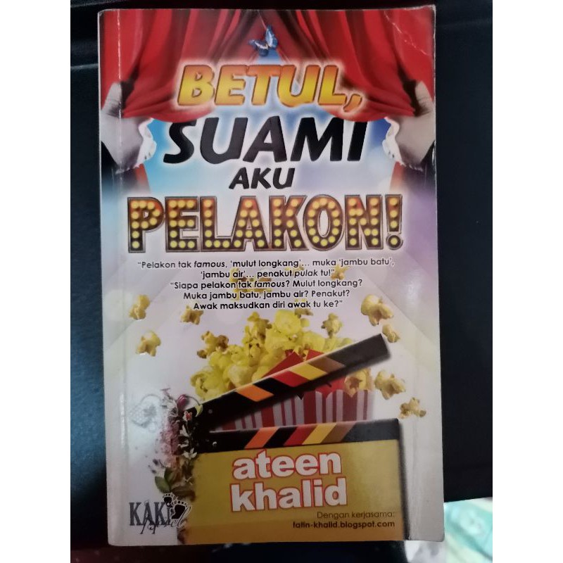 Novel Betul Suami Aku Pelakon Ateen Khalid Preloved Shopee Malaysia