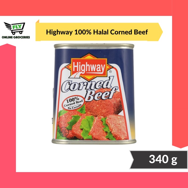 Highway 100 Halal Corned Beef 340g Shopee Malaysia