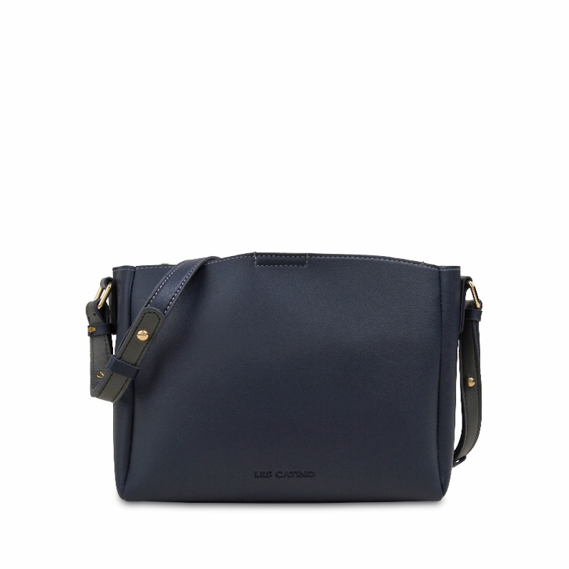 Les Catino Tokyo Chizu Crossbody Blue Night Sling Bag | Shopee Malaysia