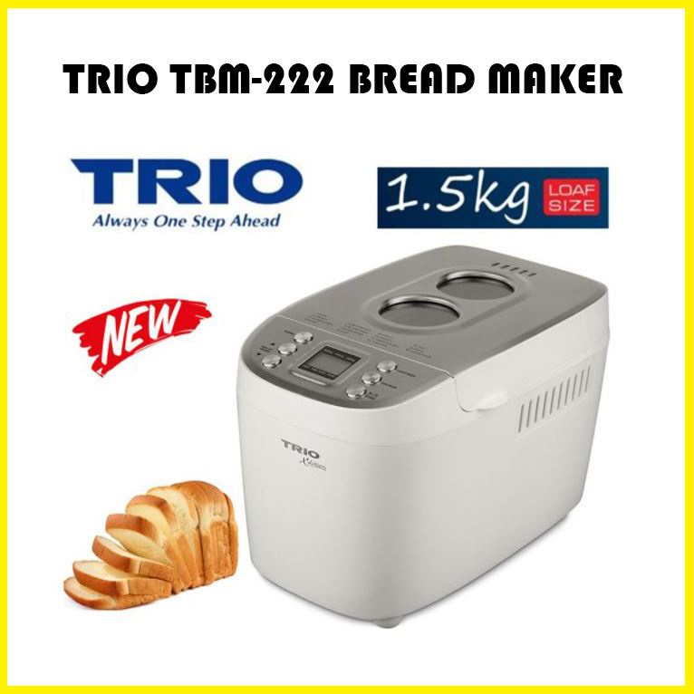 TRIO BREAD MAKER TBM-222 PEMBUAT ROTI