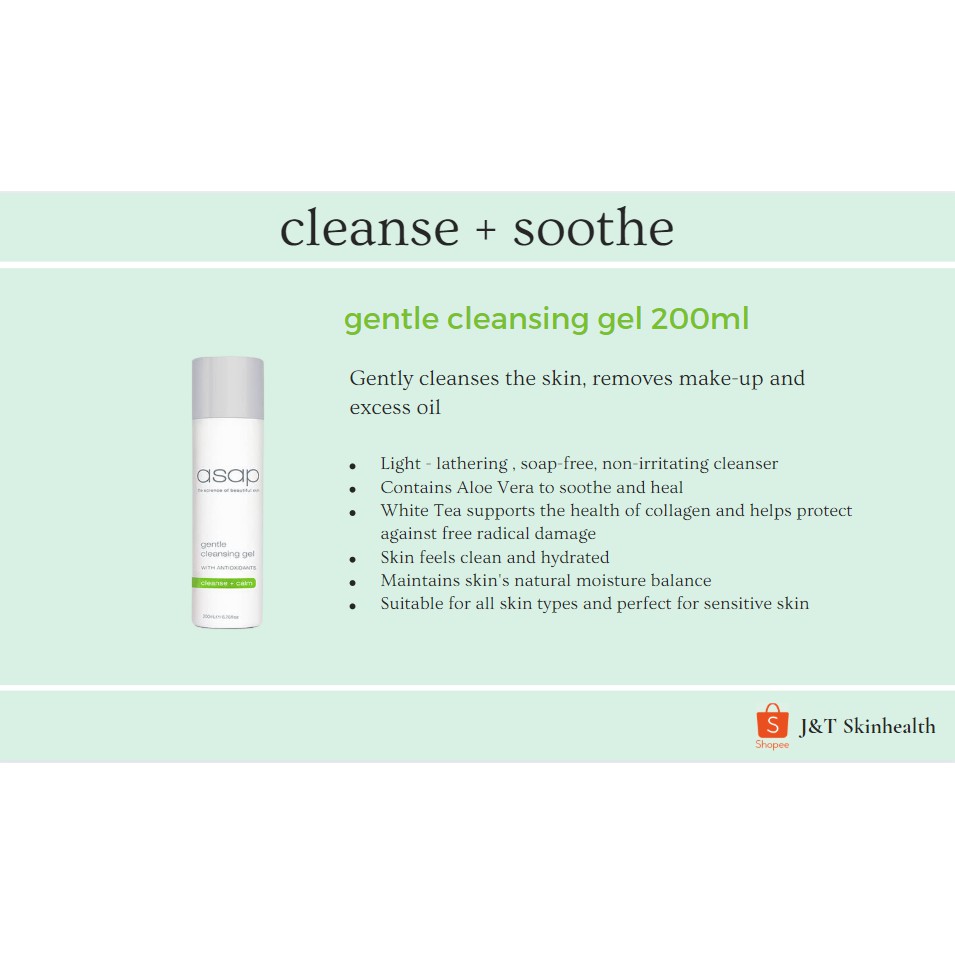 asap gentle cleansing gel 200ml