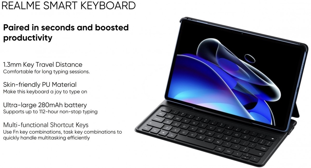 Realme Pad X Pencil Keyboard Case Stylus V2 TypeC Compatible Realme Pad