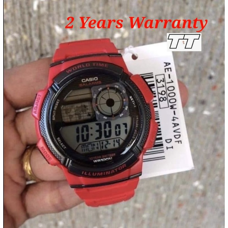 Casio AE-1000W-4A [2YEARS WARRANTY] Original Youth Unisex Watch Digital  Sport Watches AE-1000W AE-1000 AE1000W | Shopee Malaysia