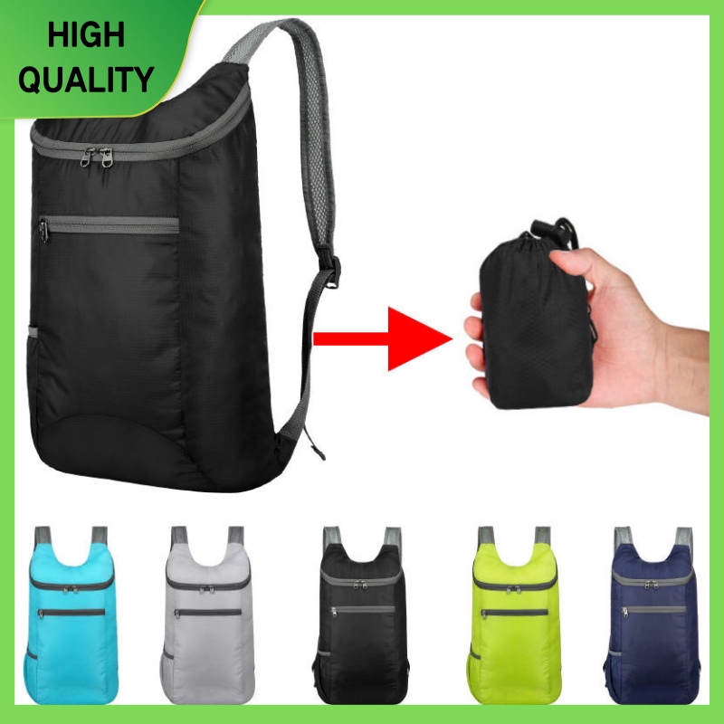 Lightweight Packable Backpack Foldable Ultralight Outdoor Folding Backpack Travel Daypack Bag Sports Daypack for Men Women