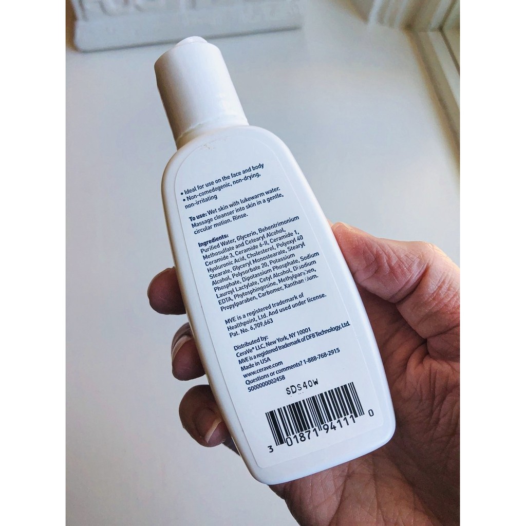 cerave non comedogenic cleanser