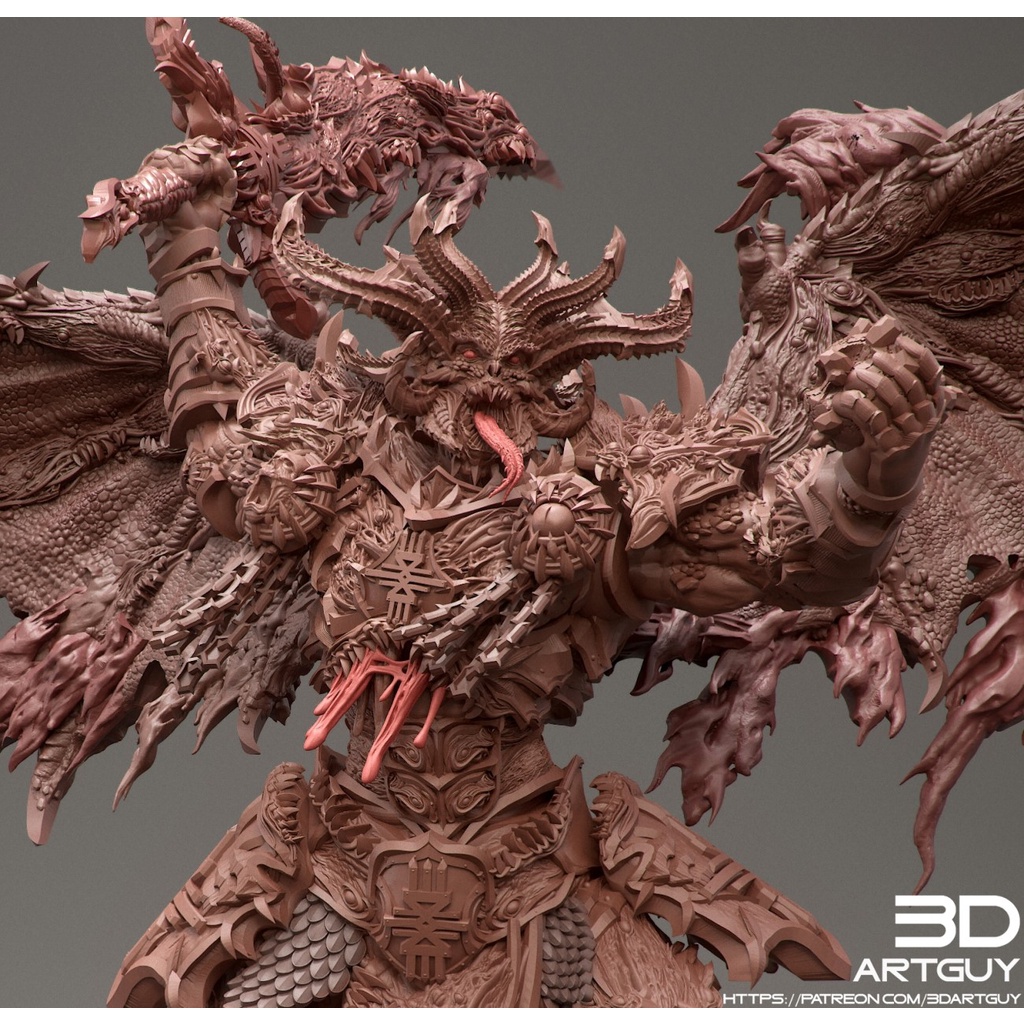 Khorne The Blood God Chaos God Of War Miniature Model 3D Printed   890128e5b824845457d5f311b1fd6cae