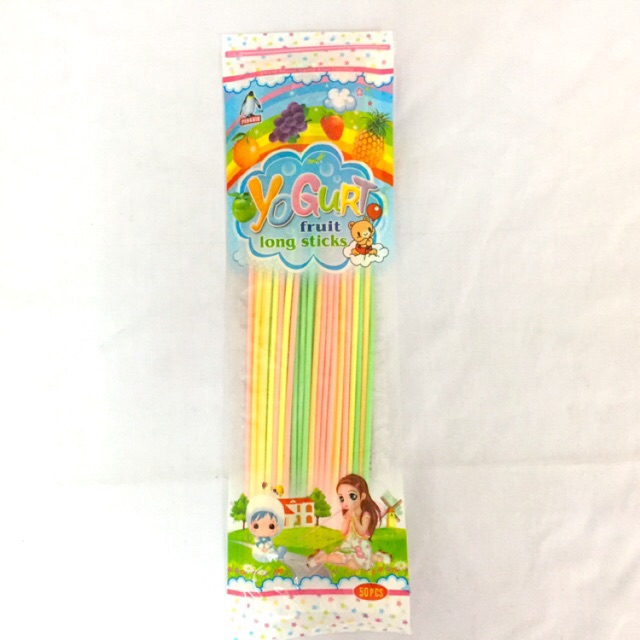 Yogurt Fruits Long Stick Candy 50's Shopee Malaysia