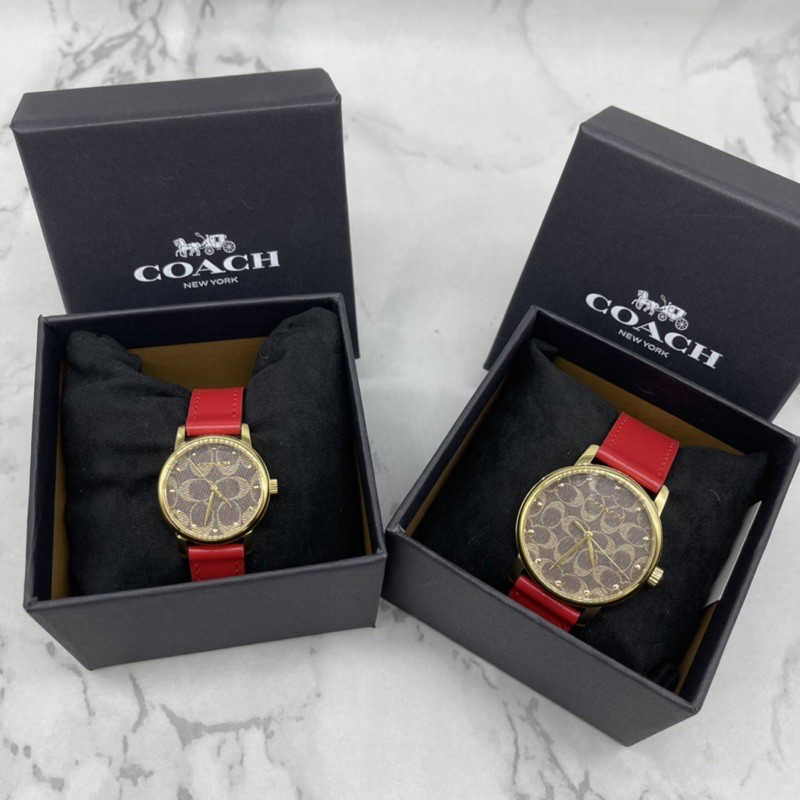 Coach women watch new design leather strap