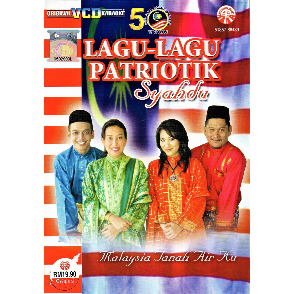 Lagu Lagu Patriotik Syahdu Malaysia Tanah Air Ku Original Karaoke Vcd Nor Fazrah M N Rizqi Amir Dahlan Nizam