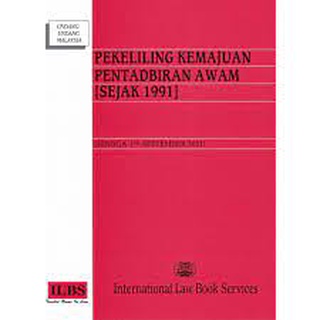 [FUNBOOK] Pekeliling Kemajuan Pentadbiran Awam [Sejak 1991] [Hingga 1hb ...