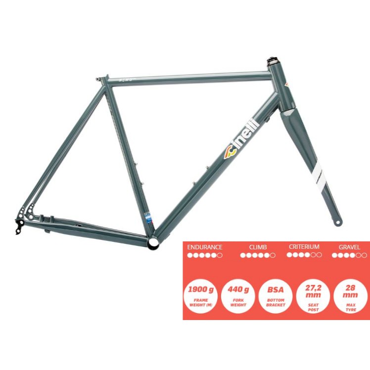 steel disc frameset