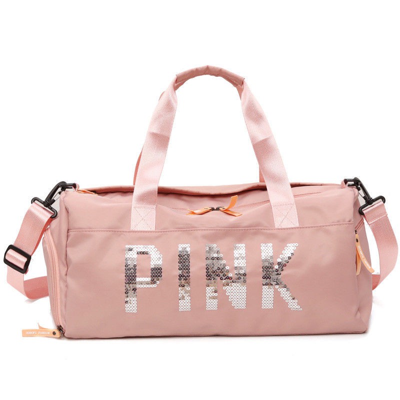 victorias secret pink duffle bag