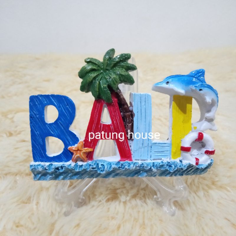 Fridge Magnet Fridge Balinese Souvenir Indonesian Writing