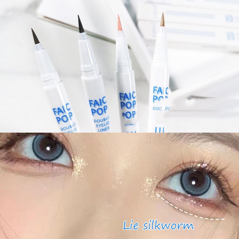 Must Durable 【STOCK】Faiccia korea Glitter Bright Silkworm Eyeliner Shadow Pencil Pearl Light Waterproof Pen Makeu... - Image 2