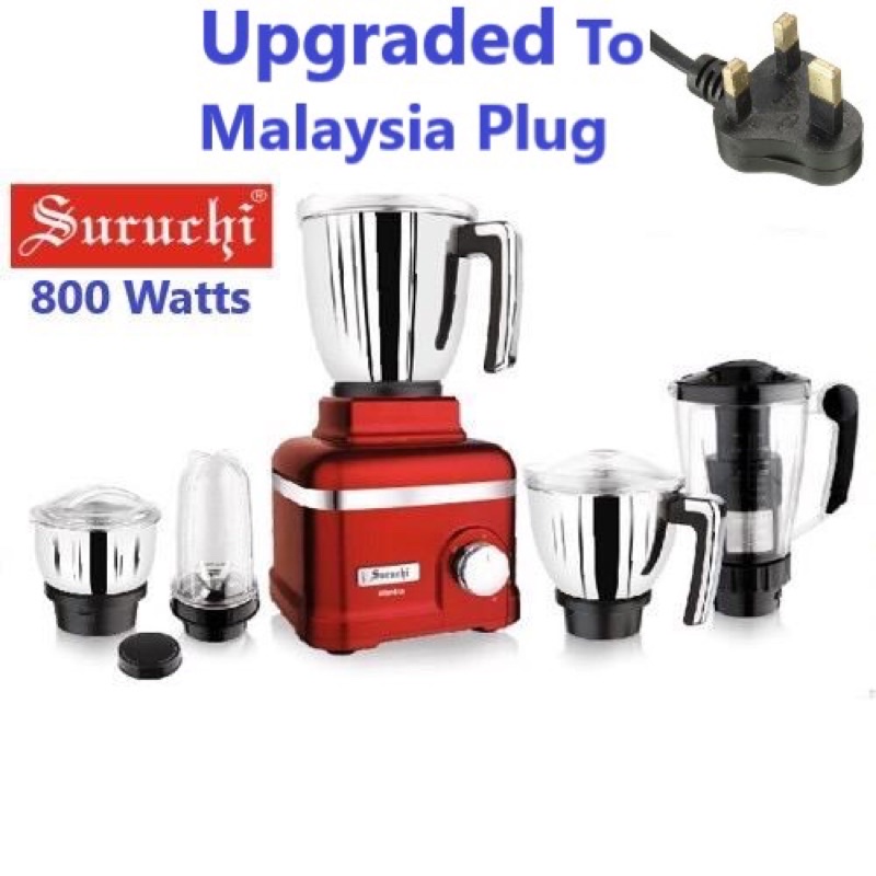 Suruchi Blender Elantra 800 Watts5 Jars /Made in India/ORIGINAL with