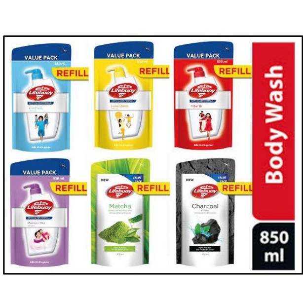 Lifebuoy Body Wash 850ml Shopee Malaysia
