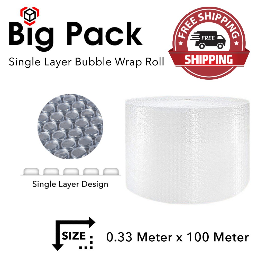 FREE SHIPPING - Big Pack Air Bubble wrap 0.33M x 100M ...