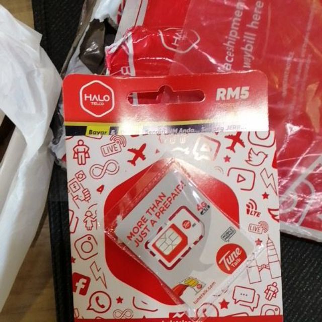 Sim Card Padu Halo Telco