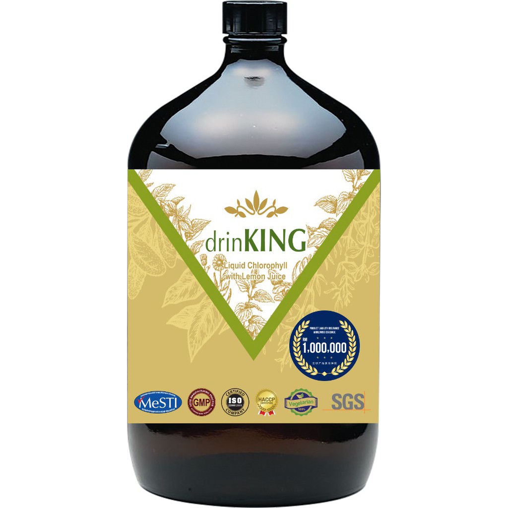 Drinking Liquid Chlorophyll 500ml 纯天然drinking紫花苜蓿叶绿素 Shopee Malaysia