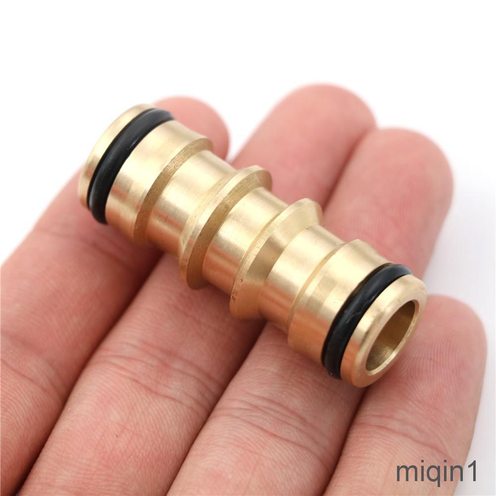 Brass Quick Hose Pipe Joint Connector Male to Male 1/2" Garden Pipe