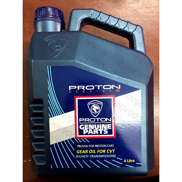 Proton Cvt Gear Oil Blue 4l Shopee Malaysia