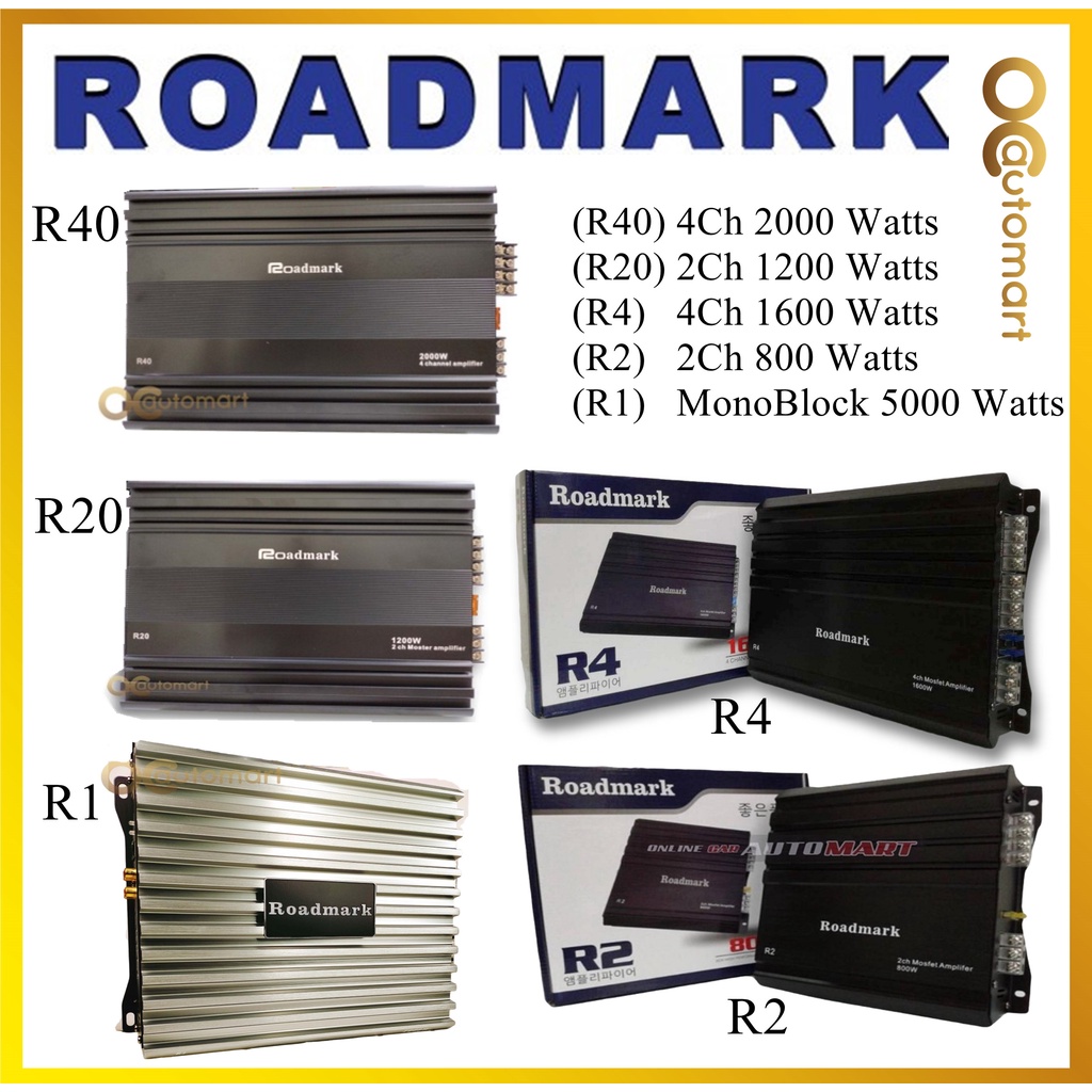Adams Digital Roadmark Amplifier AB HIGH PERFORMANCE MOSFET CAR