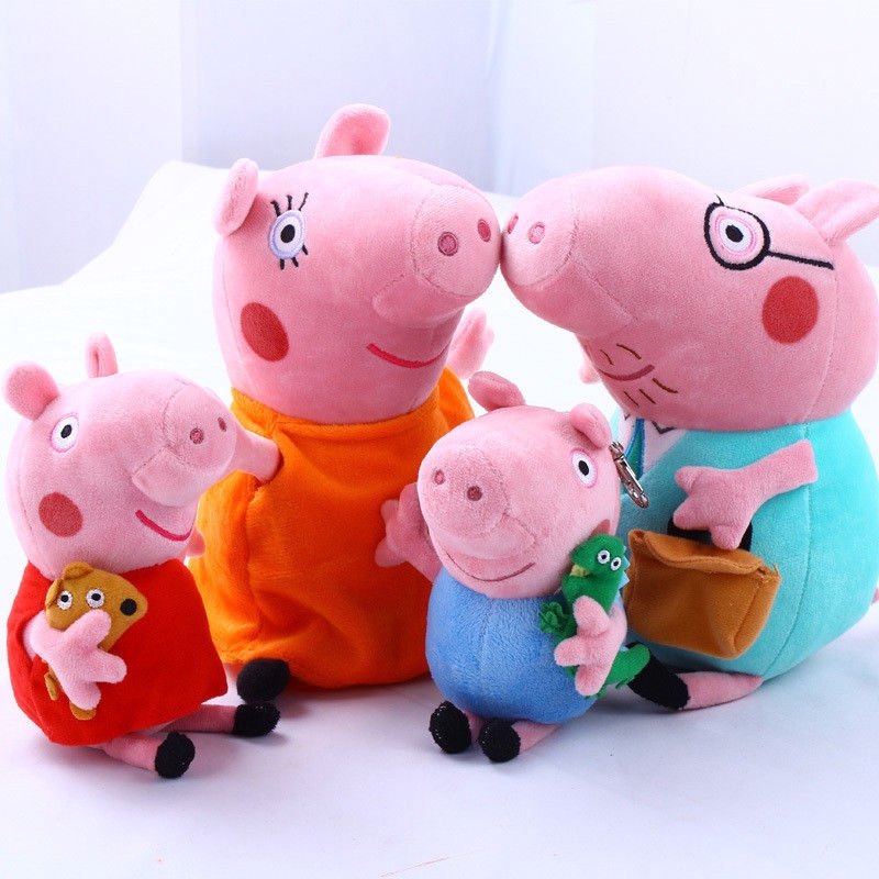 peppa pig soft toy set