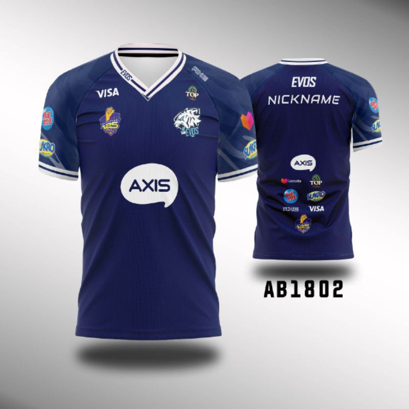 Evos PRO Jersey 2021 MPL Gaming T Shirt Free fire mobile legend DOTA2
