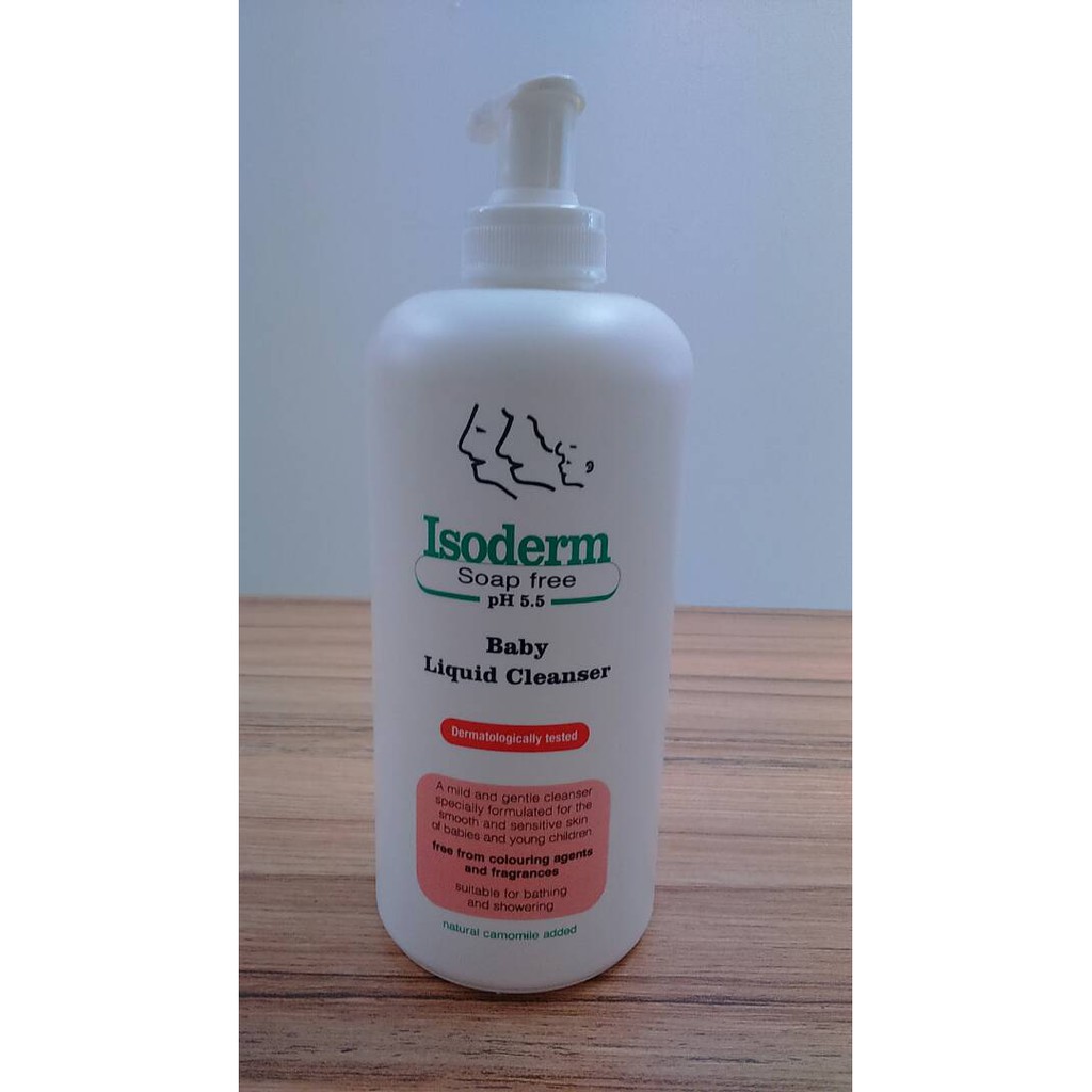 isoderm baby liquid cleanser